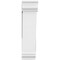 Ekena Millwork Standard Traditional Architectural Grade PVC Bracket with Traditional Ends, 5"W x 16"D x 22"H BKTP05X16X22TRA01 - alternate 2